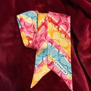 Coach purse scarf